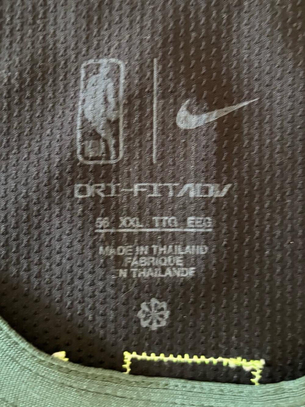 Authentic Jayson Tatum Boston Celtics Jersey Nike NBA City Edition 56 2XL - Picture 10 of 16